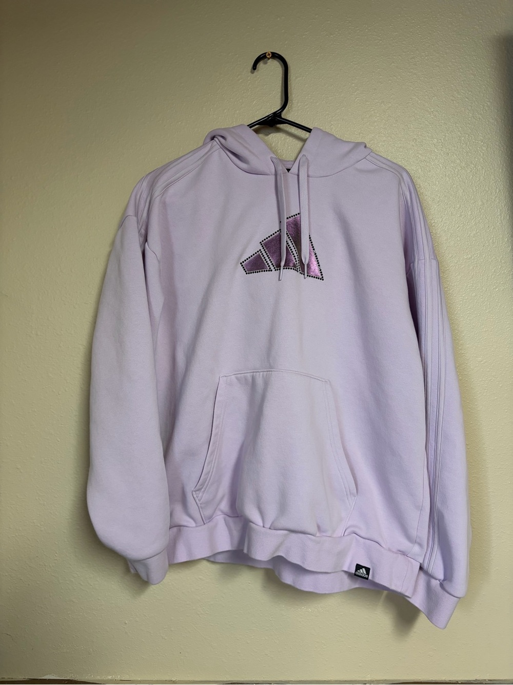 Adidas Lavender Pullover Hoodie Size M